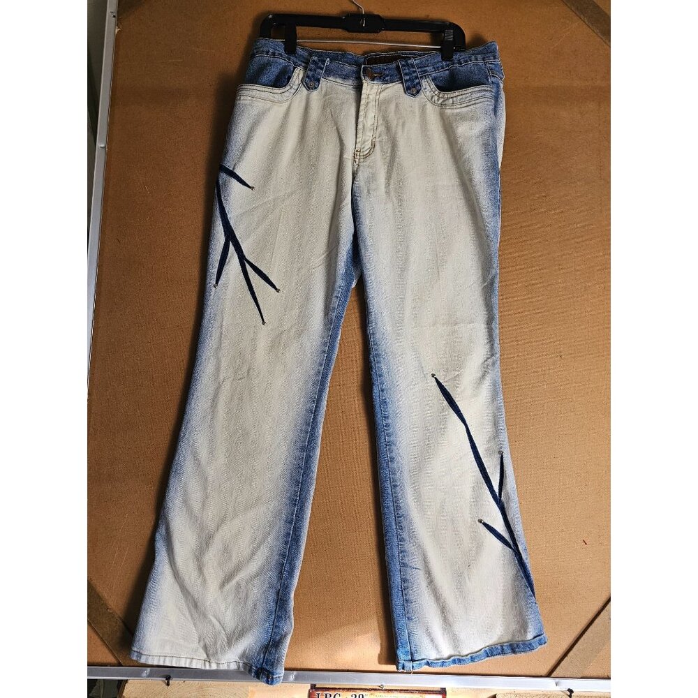 Vintage TOO HOT wash denim jeans leg SZ.13/14
